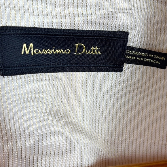 Massimo Dutti Women Linen Blazer Jacket 42 /11 Breathable Luxury Office Minimal - Picture 4 of 13